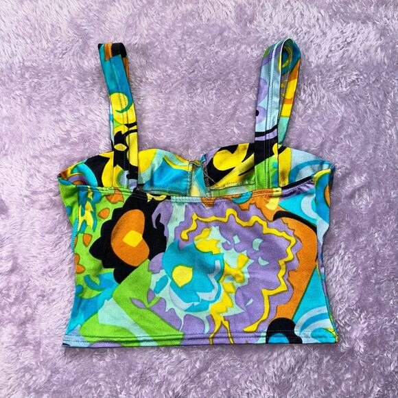 🤍HP👽 Psychedelic Crop Top - Picture 8 of 11